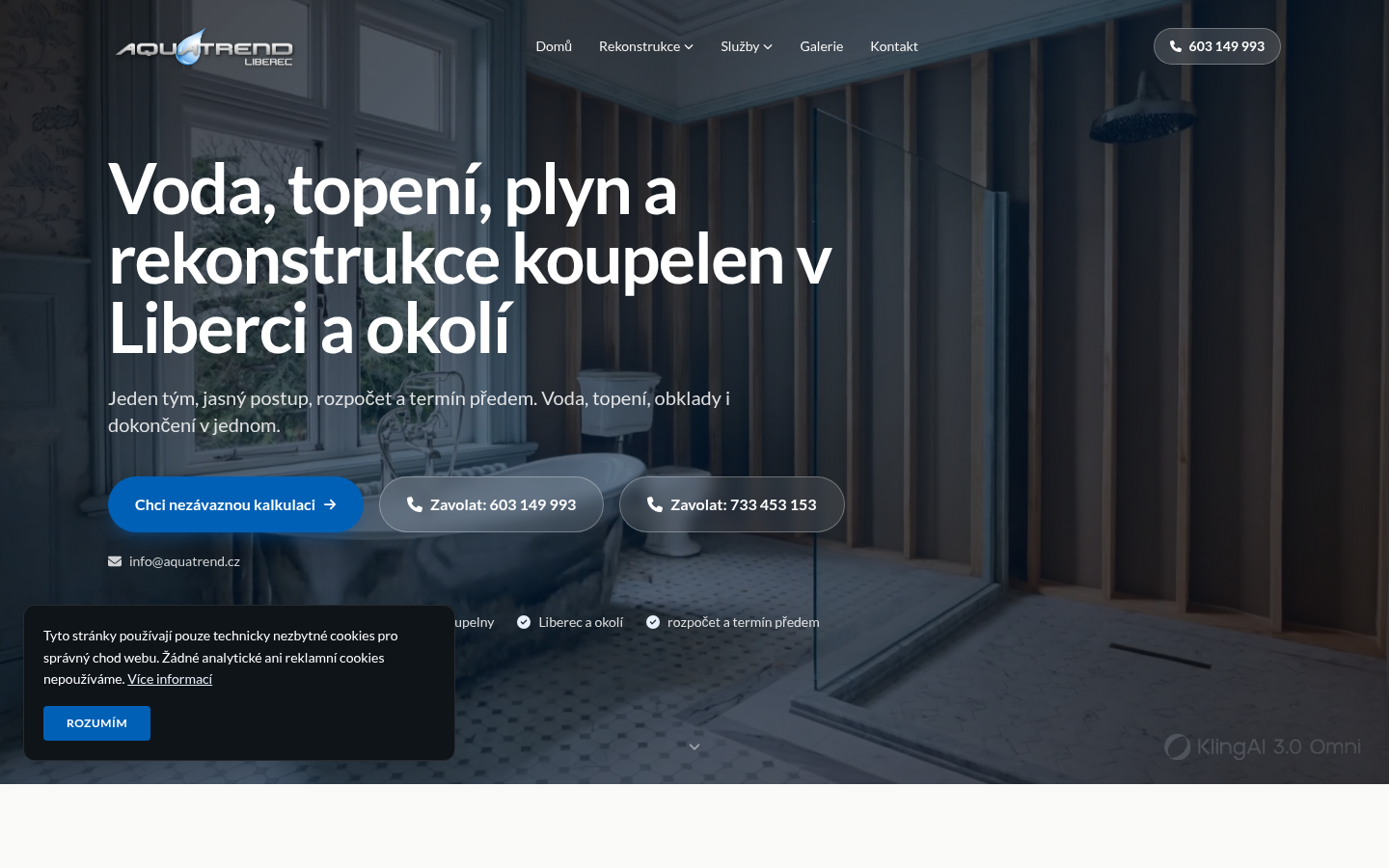 Náhled webu Aquatrend.cz