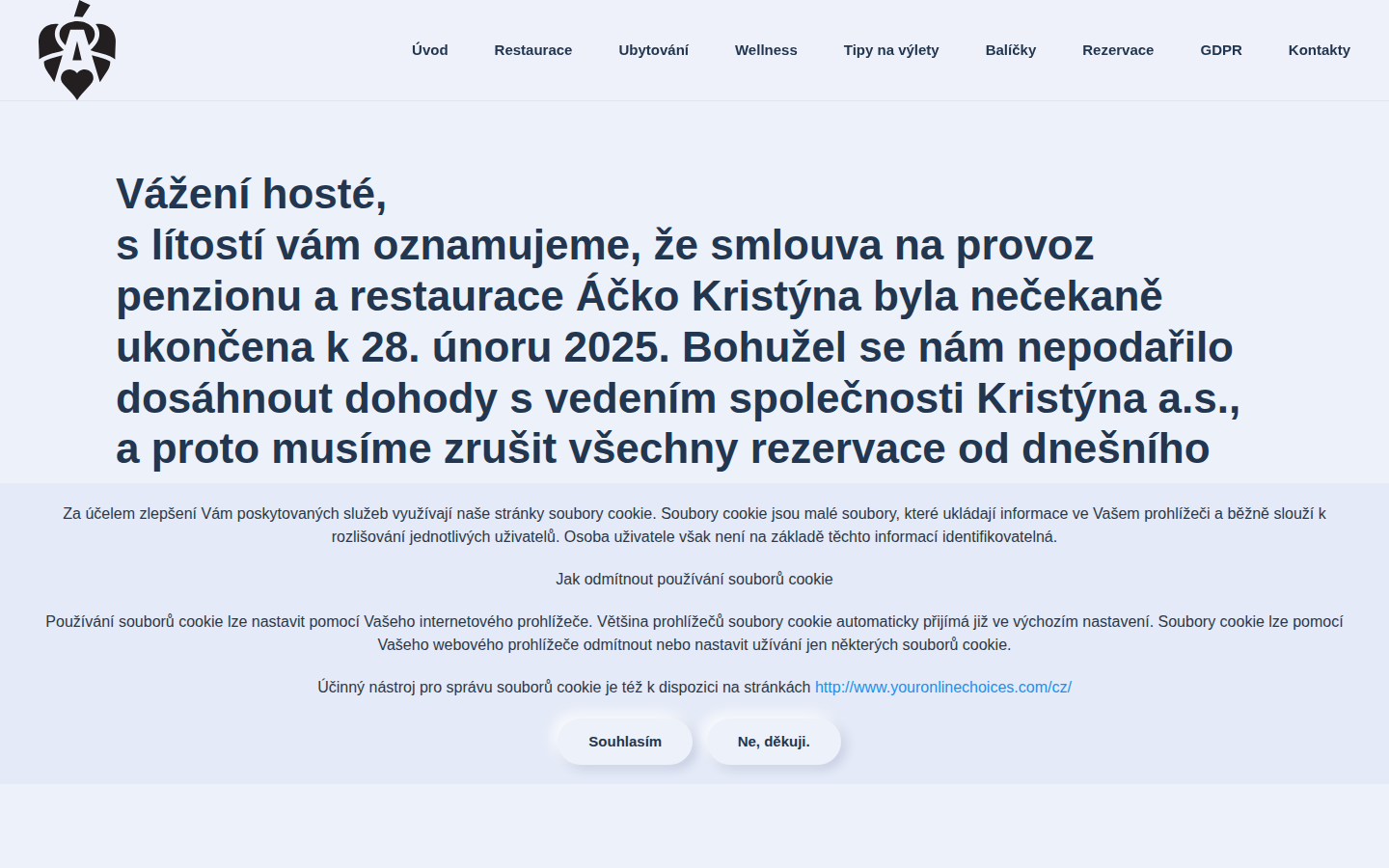Náhled webu Penzion-kristyna.cz